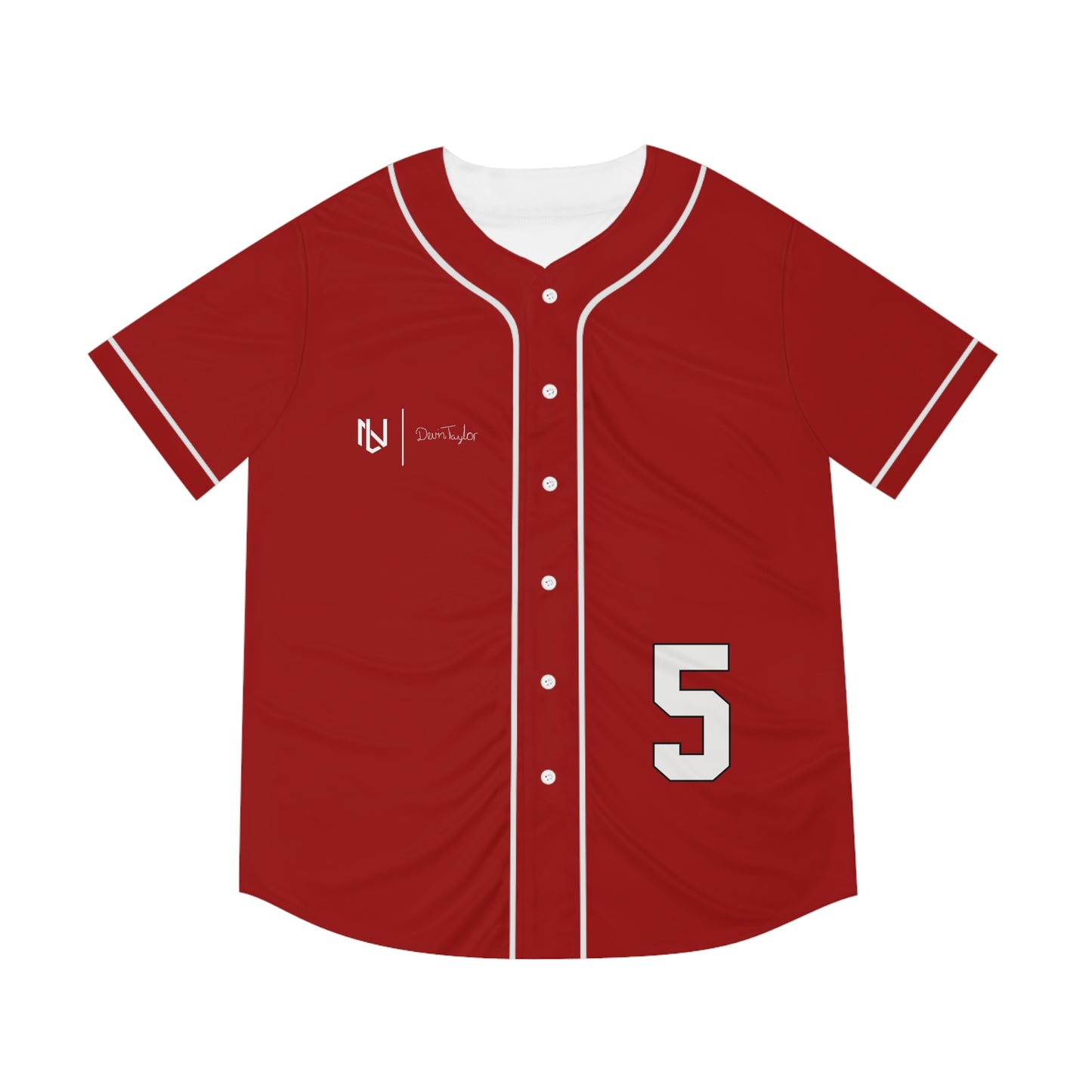 Devin Taylor Baseball Jersey (Red)