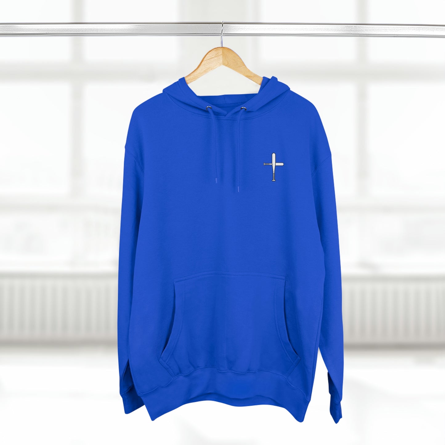 Baseball Bat Cross Unisex Premium Sweatshirt