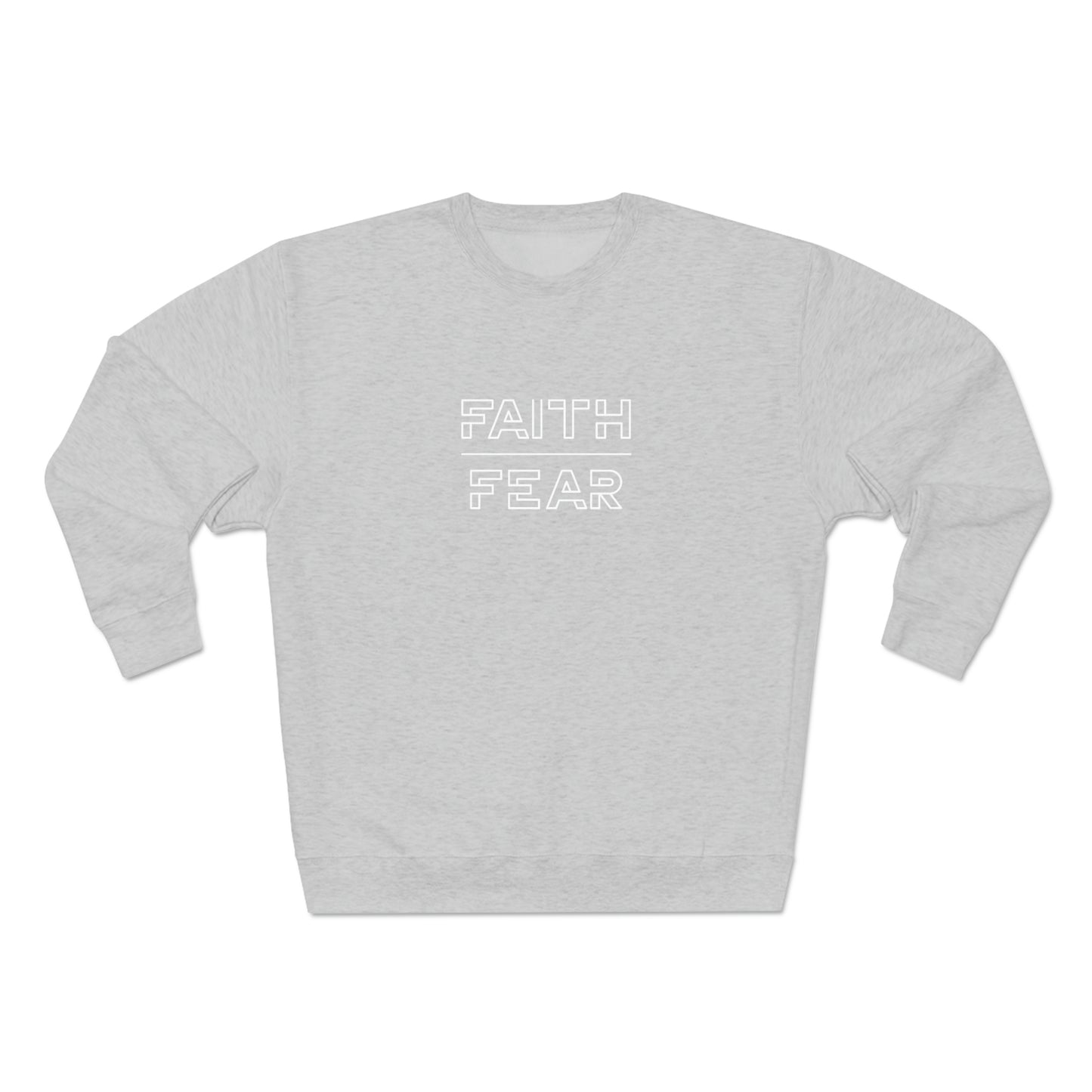 Faith Over Fear Unisex Premium Crewneck