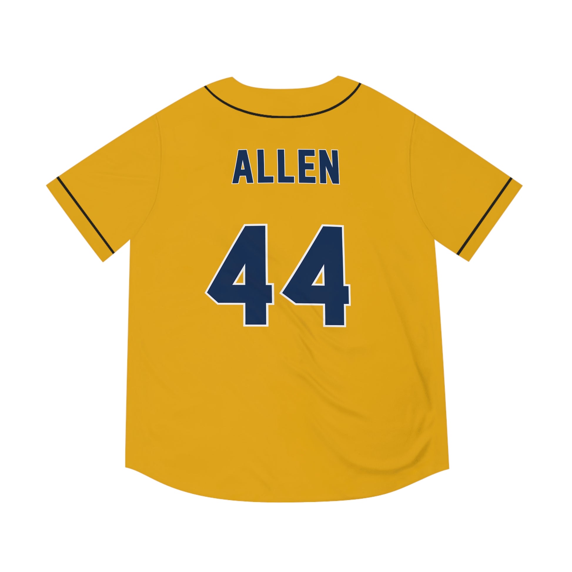 Printify Keegan Allen Baseball Jersey (Yellow)