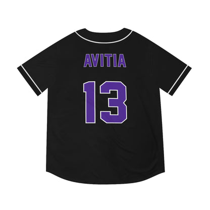 Daniel Avitia Baseball Jersey (Black)