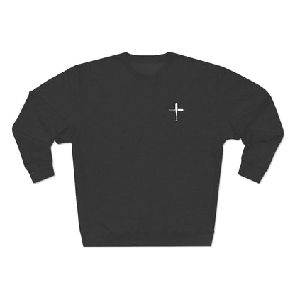 Baseball Bat Cross Unisex Premium Crewneck