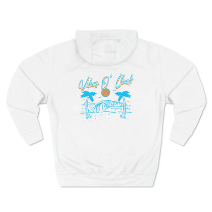 Vibes O' Clock Unisex Premium Sweatshirt (Blue)