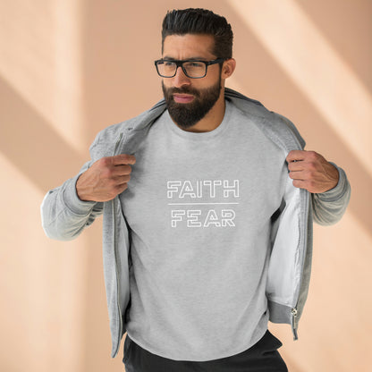 Faith Over Fear Unisex Premium Crewneck