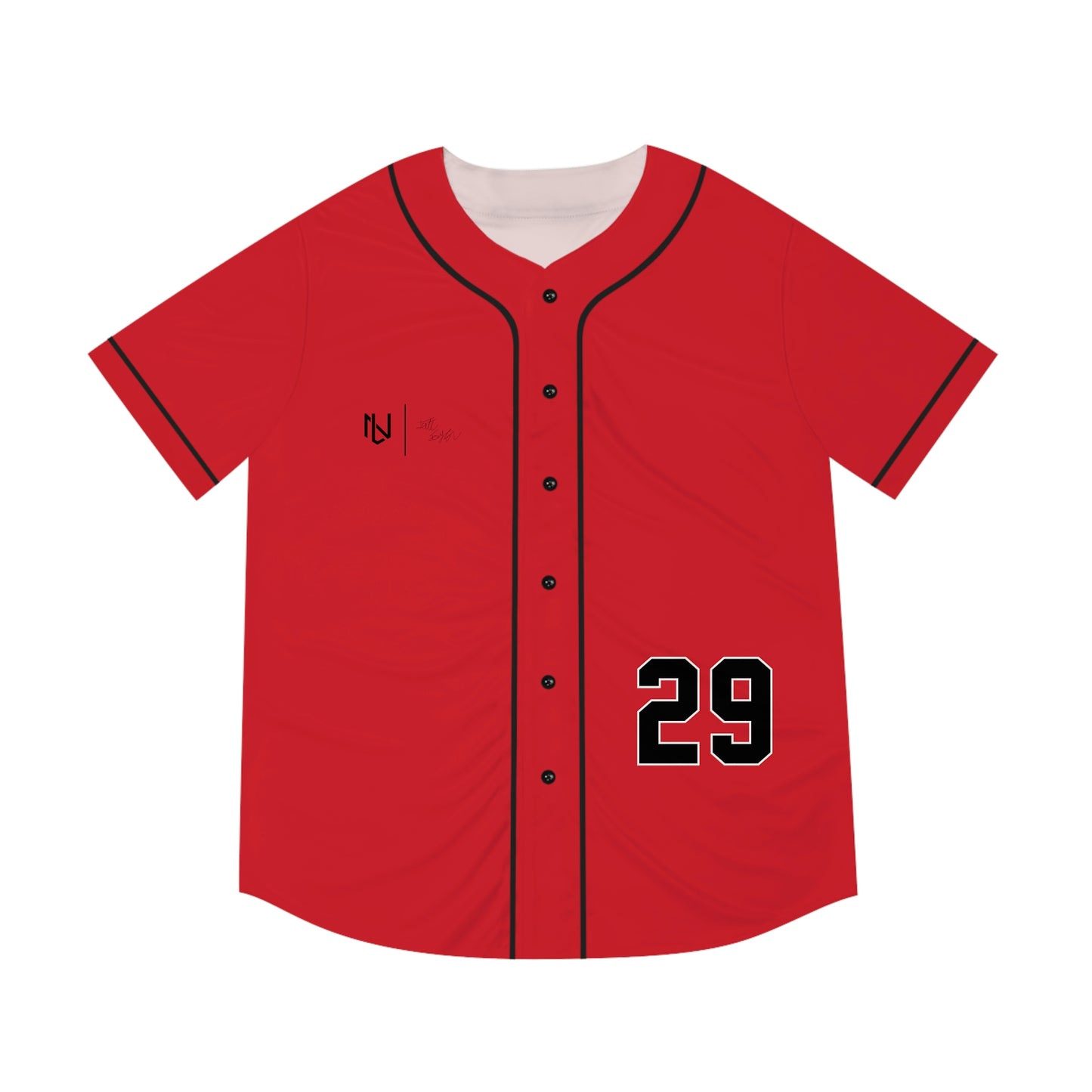 Tate Taylor Baseball Jersey (Red)